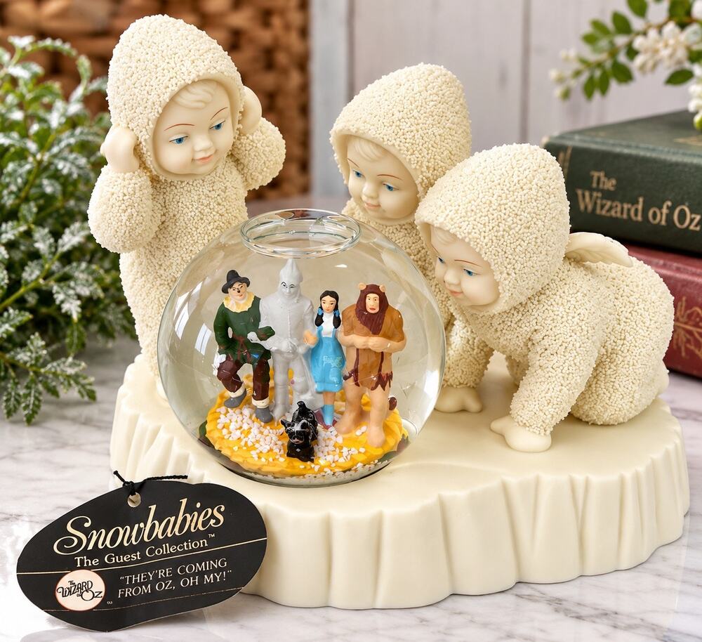 Dept 56 Snowbabies Wizard of Oz They’re Coming From Oz Oh My 69010 Tag